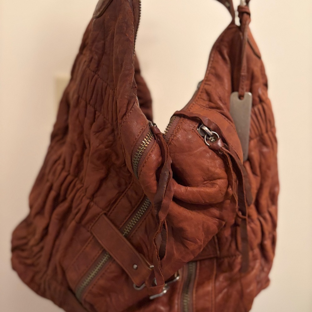 Leather Botkier hobo bag (very worn condition)